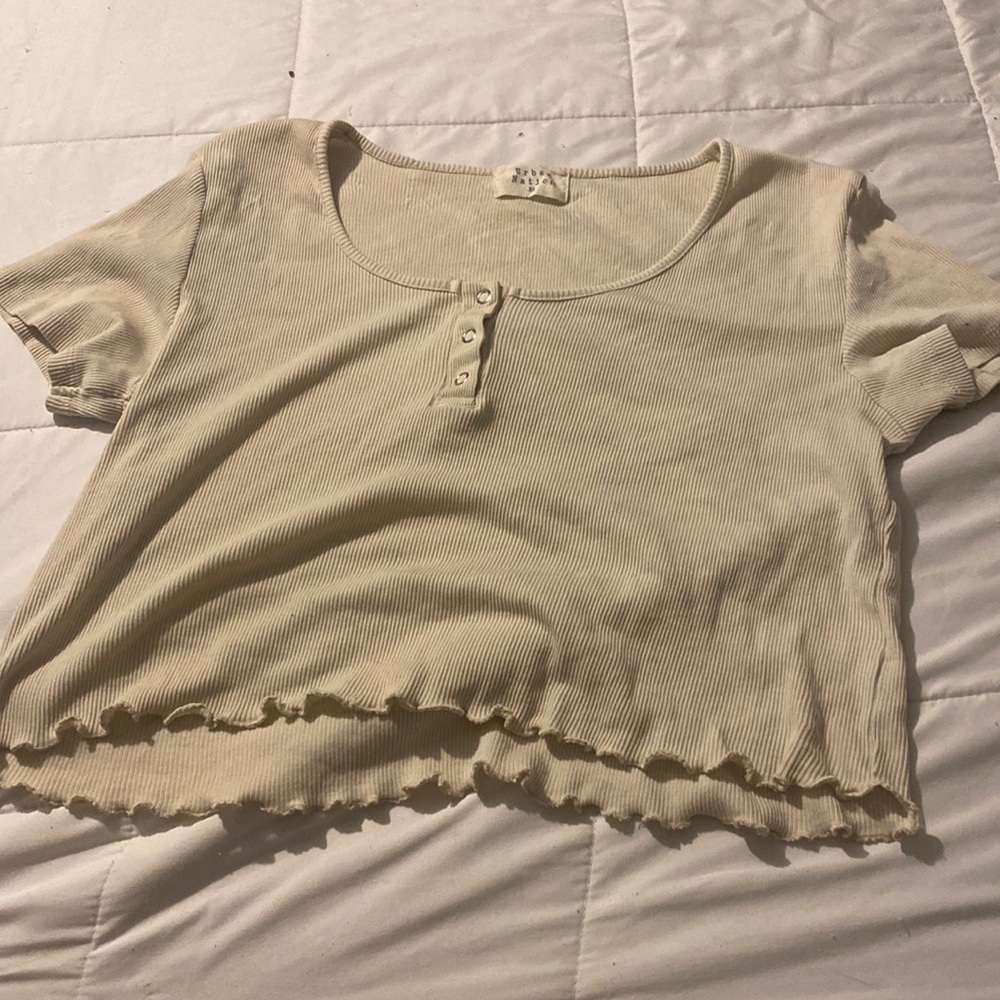 pastel crop top, worn once.